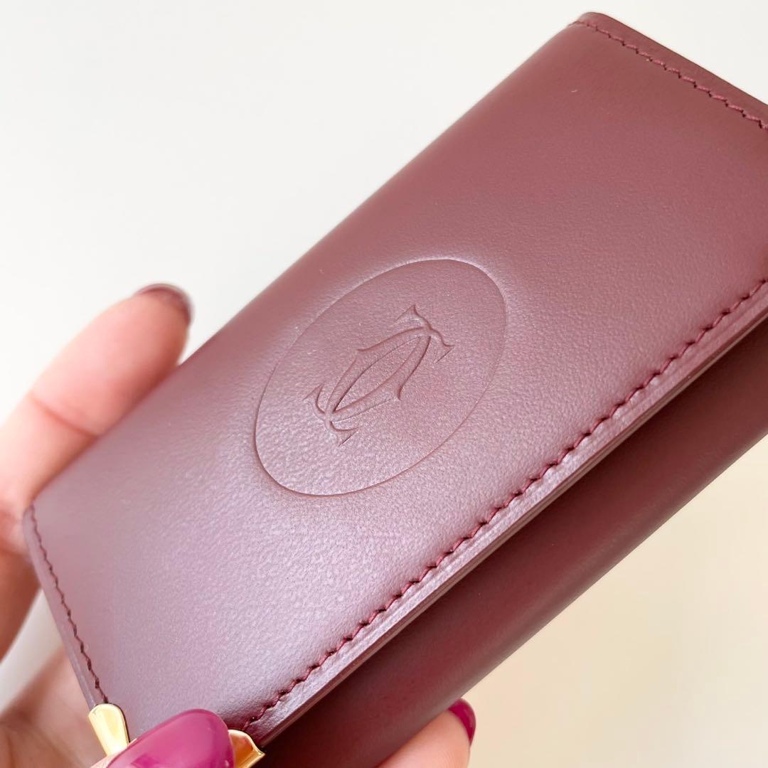 【新品・箱付き】Cartier キーケース 4連 マストライン カルティエ
