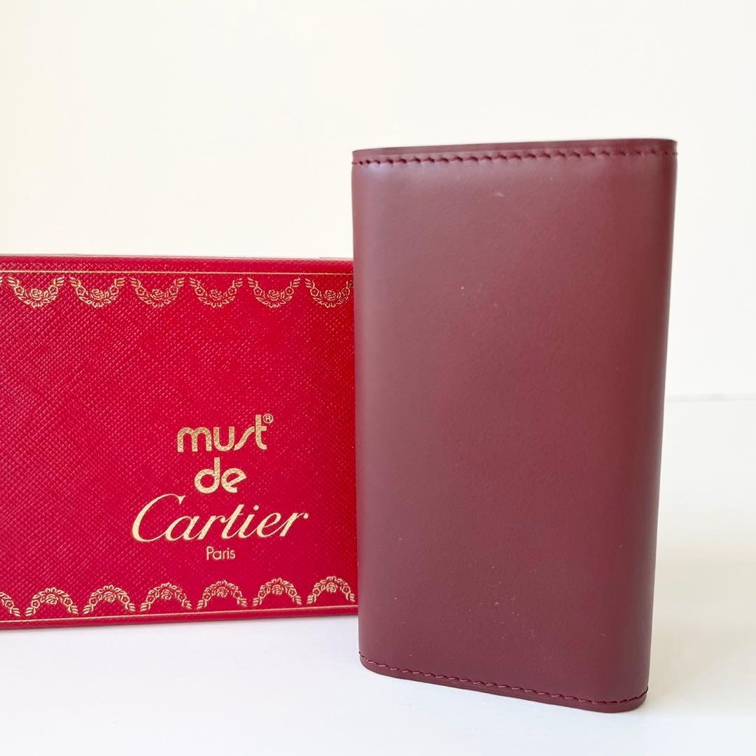 【新品・箱付き】Cartier キーケース 4連 マストライン カルティエ