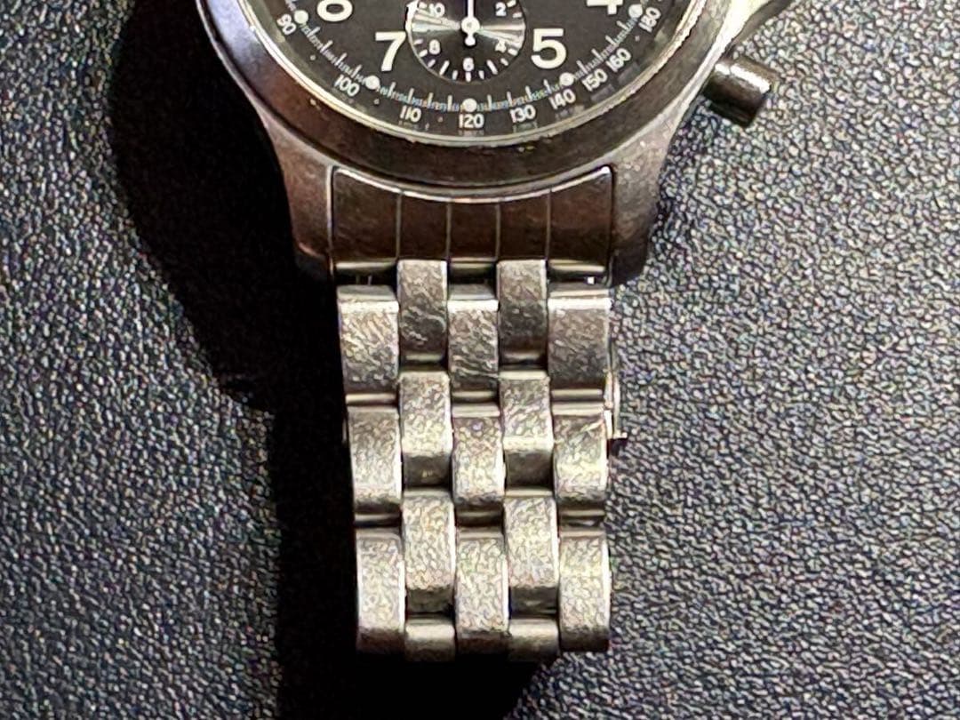 HAMILTON ハミルトン カーキ 3824 クロノグラフ 黒文字盤 自動巻