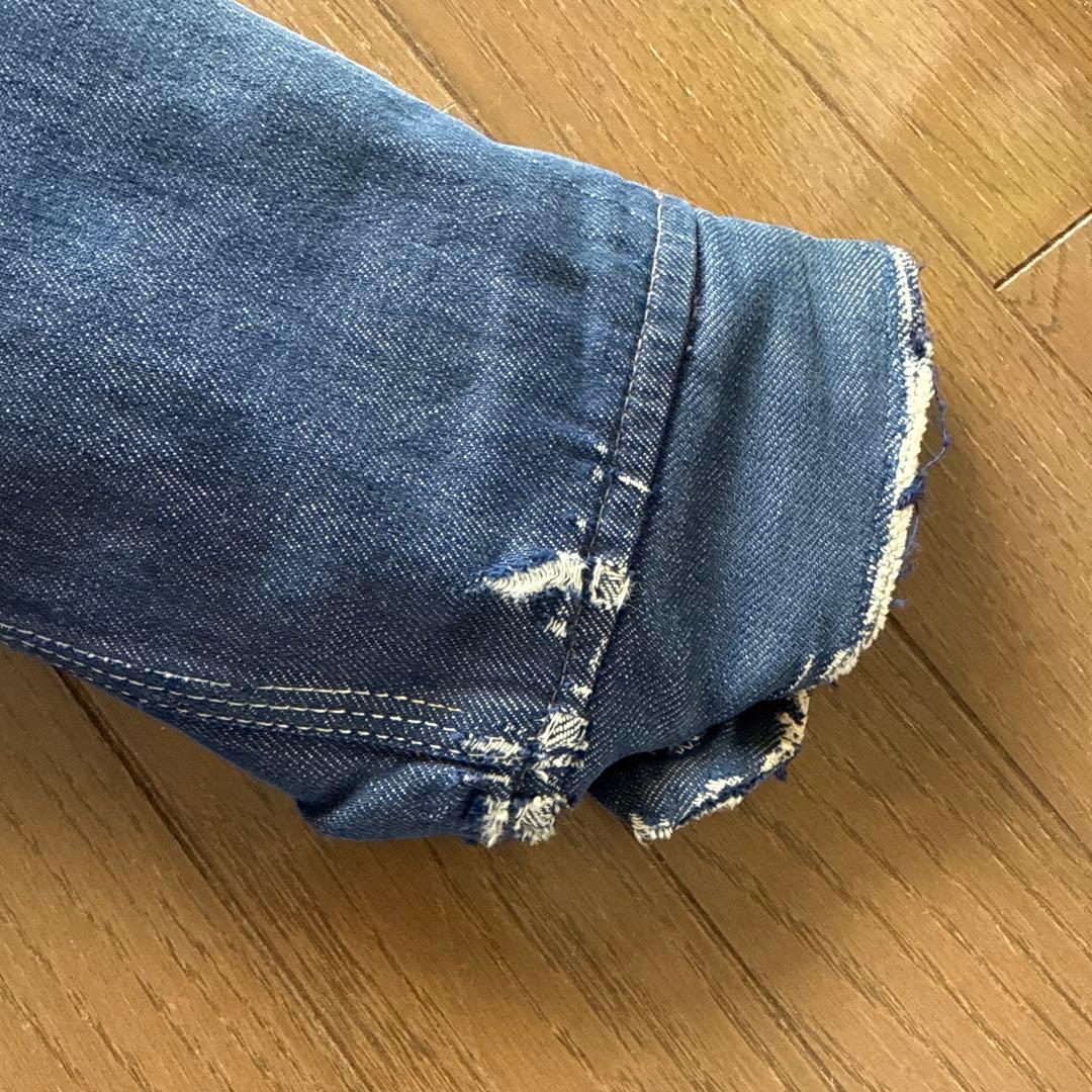 ガ*い様 希少　60s70s Sears デニムカバーオール ブランケット　コー