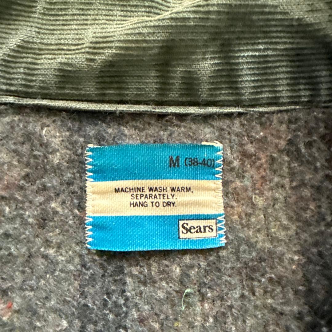 ガ*い様 希少　60s70s Sears デニムカバーオール ブランケット　コー