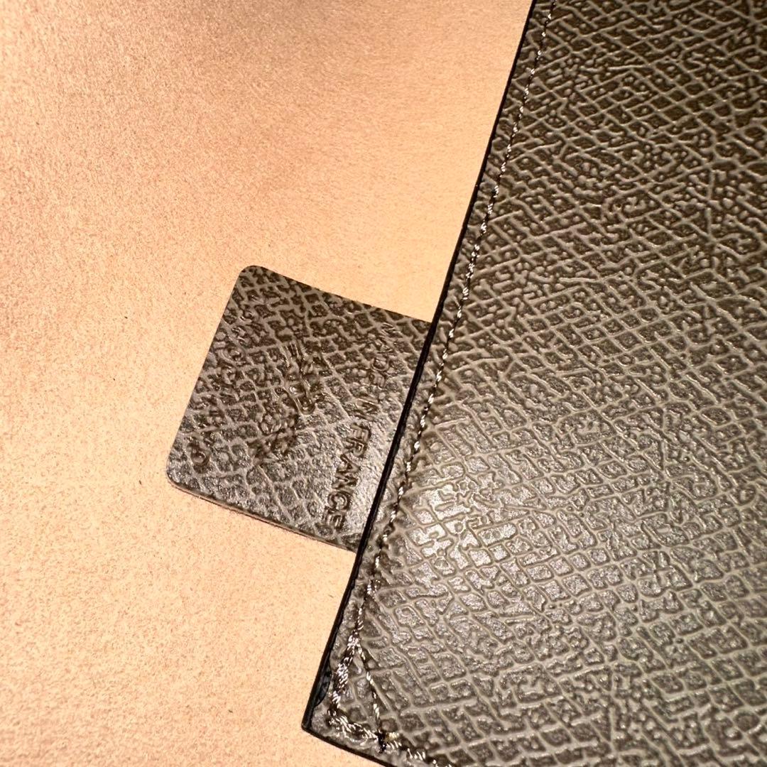 【新品】ロンシャンPURE ショルダーレザーBagタートルダヴ色