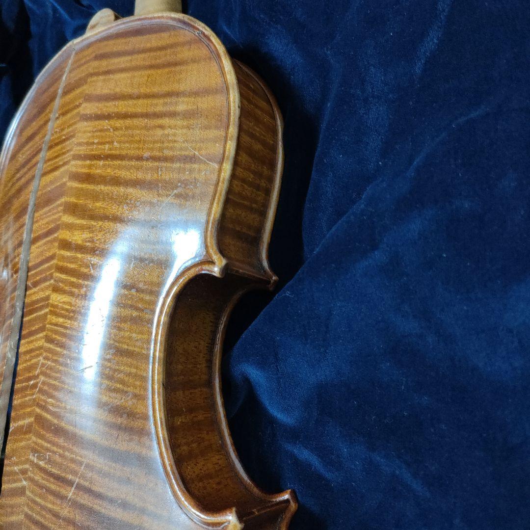 オールドバイオリン4/4　 バイオリン弓７本　修理修復の練習用に　ジャンク品