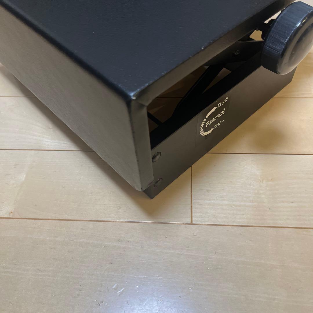 【吉澤】PEACOCK 足台　補助ペダル 黒