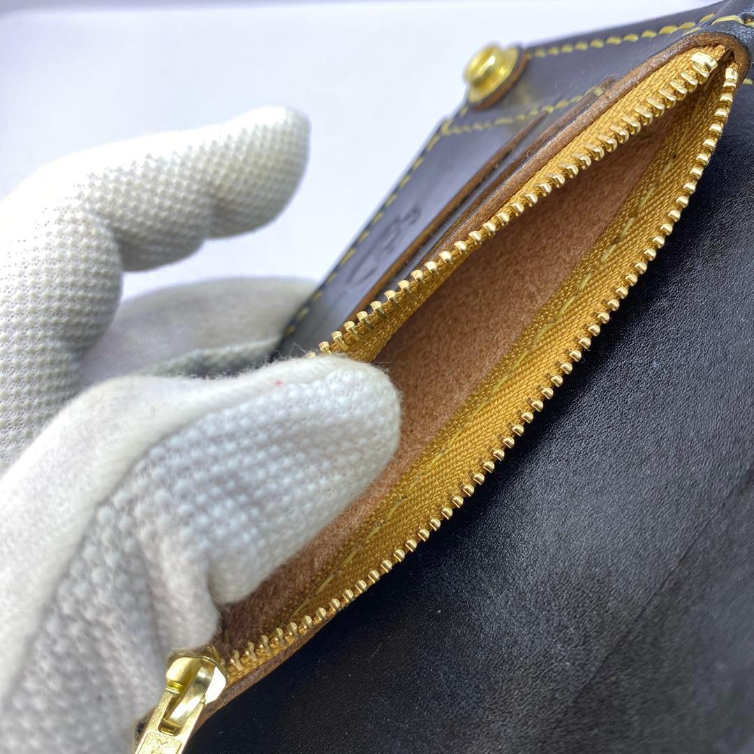 マ*ズ様 オークション 無骨！お札折らずに収納できる無骨な手染めミドルトラッカー