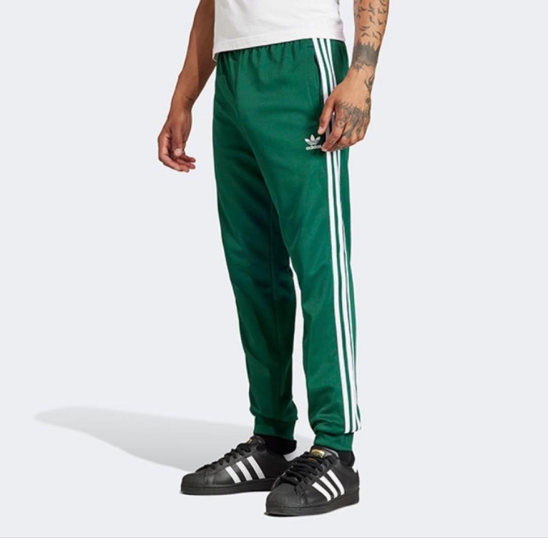 adidas アディダス クラシックス SST トラックパンツ　Ｓ　グリーン