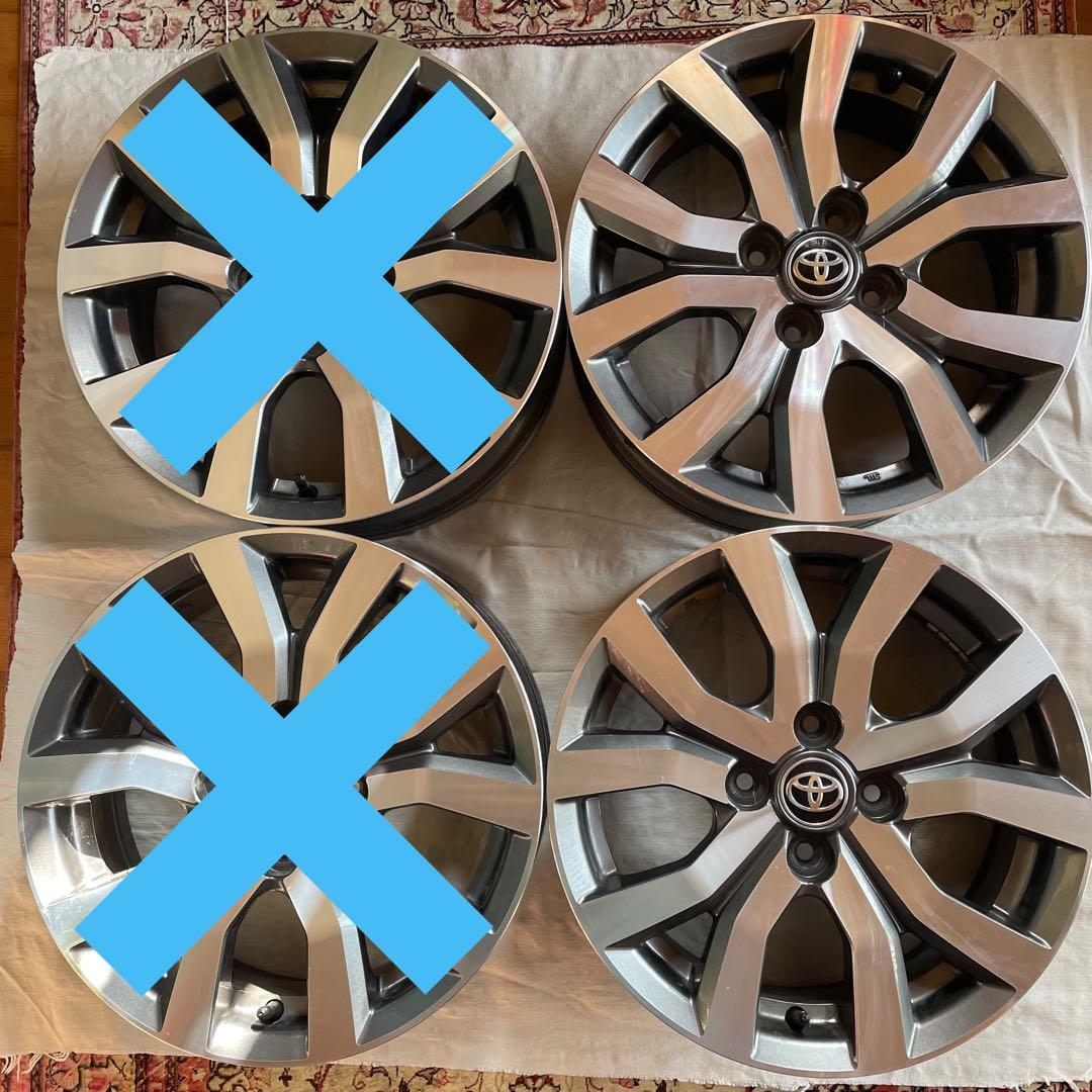 【2点同時購入厳守】トヨタ・ルーミーターボ 純正アルミホイール15インチ①