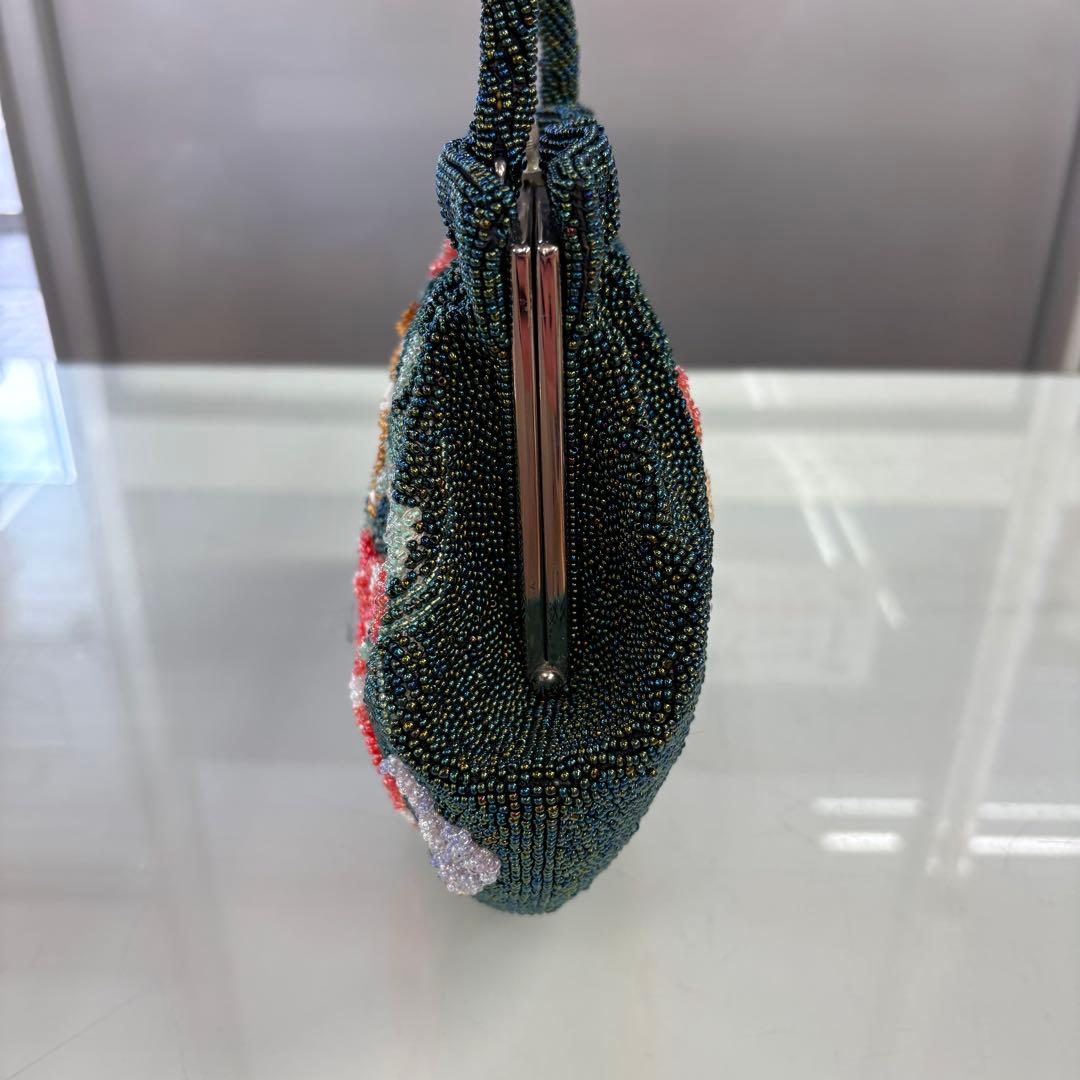 レトロ　ヴィンテージ　ビーズバッグ　アンティークバッグ