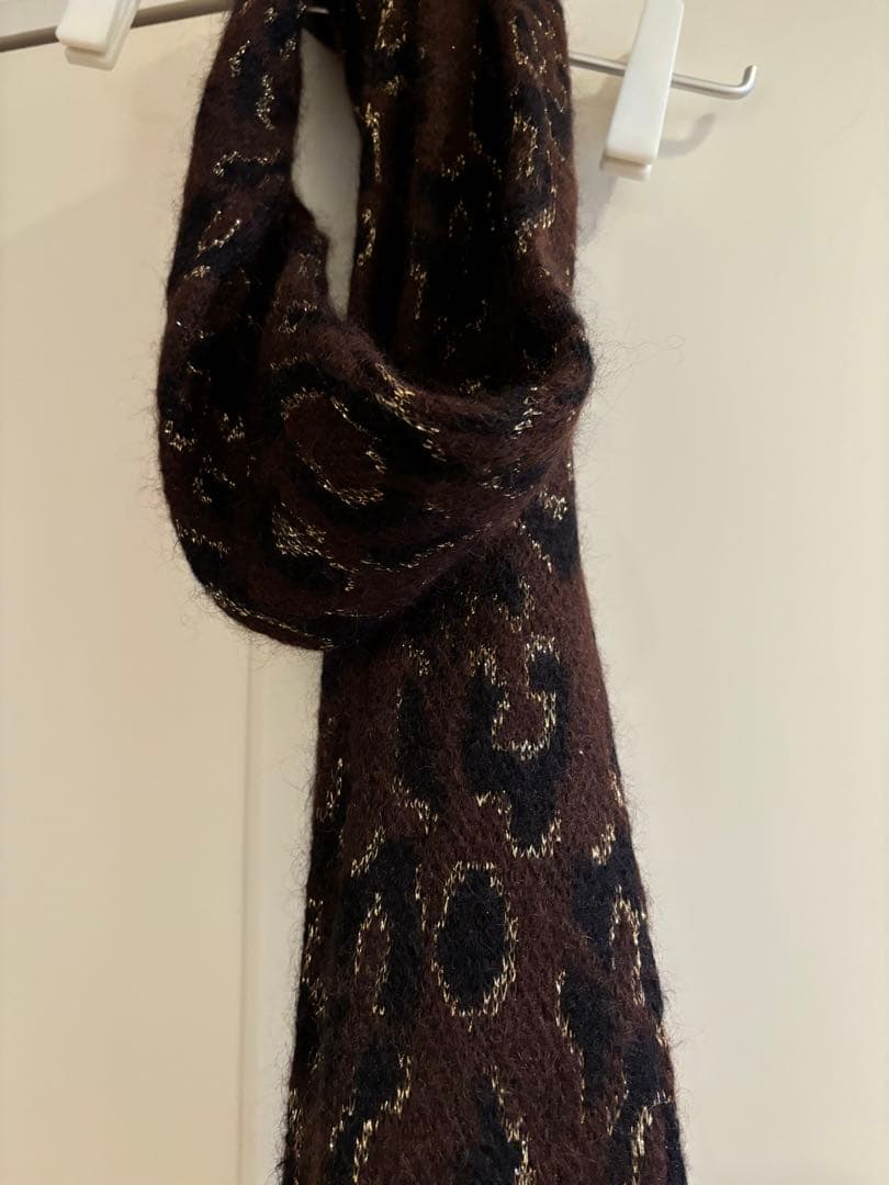 SAINT LAURENT アニマル柄ストール