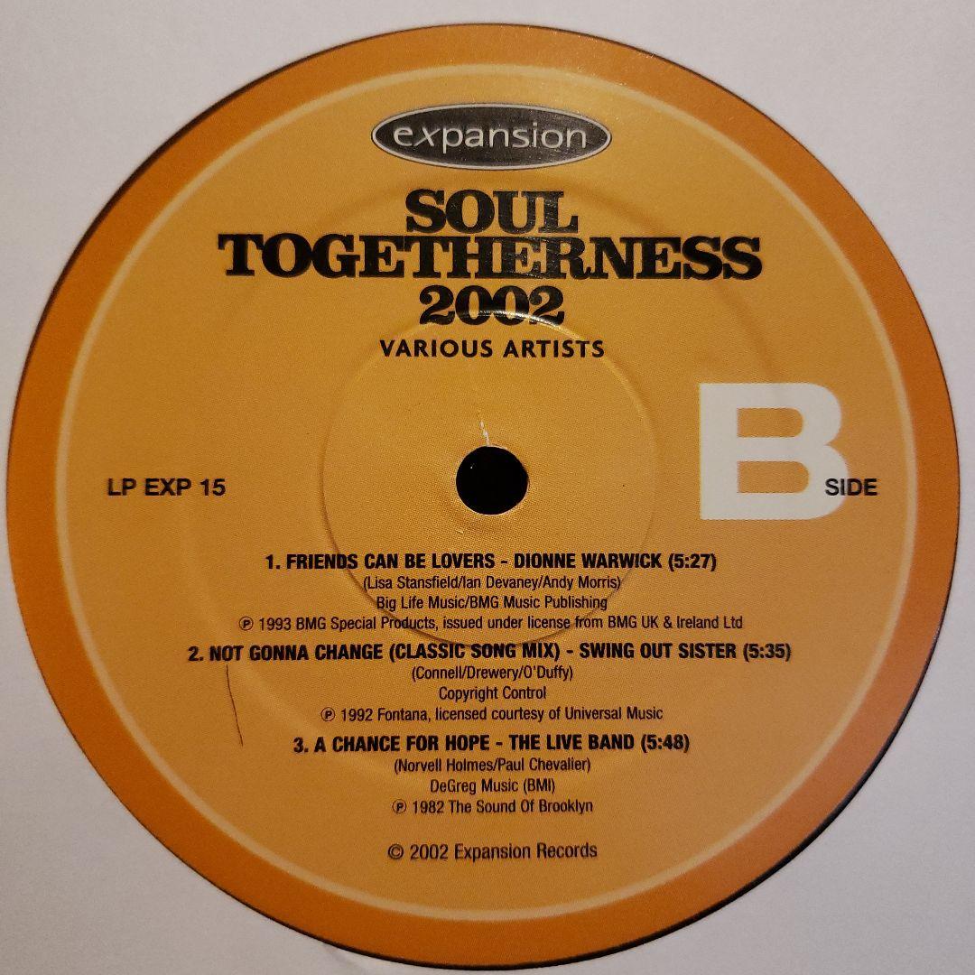洋楽 soul togetherness 2002 2LP