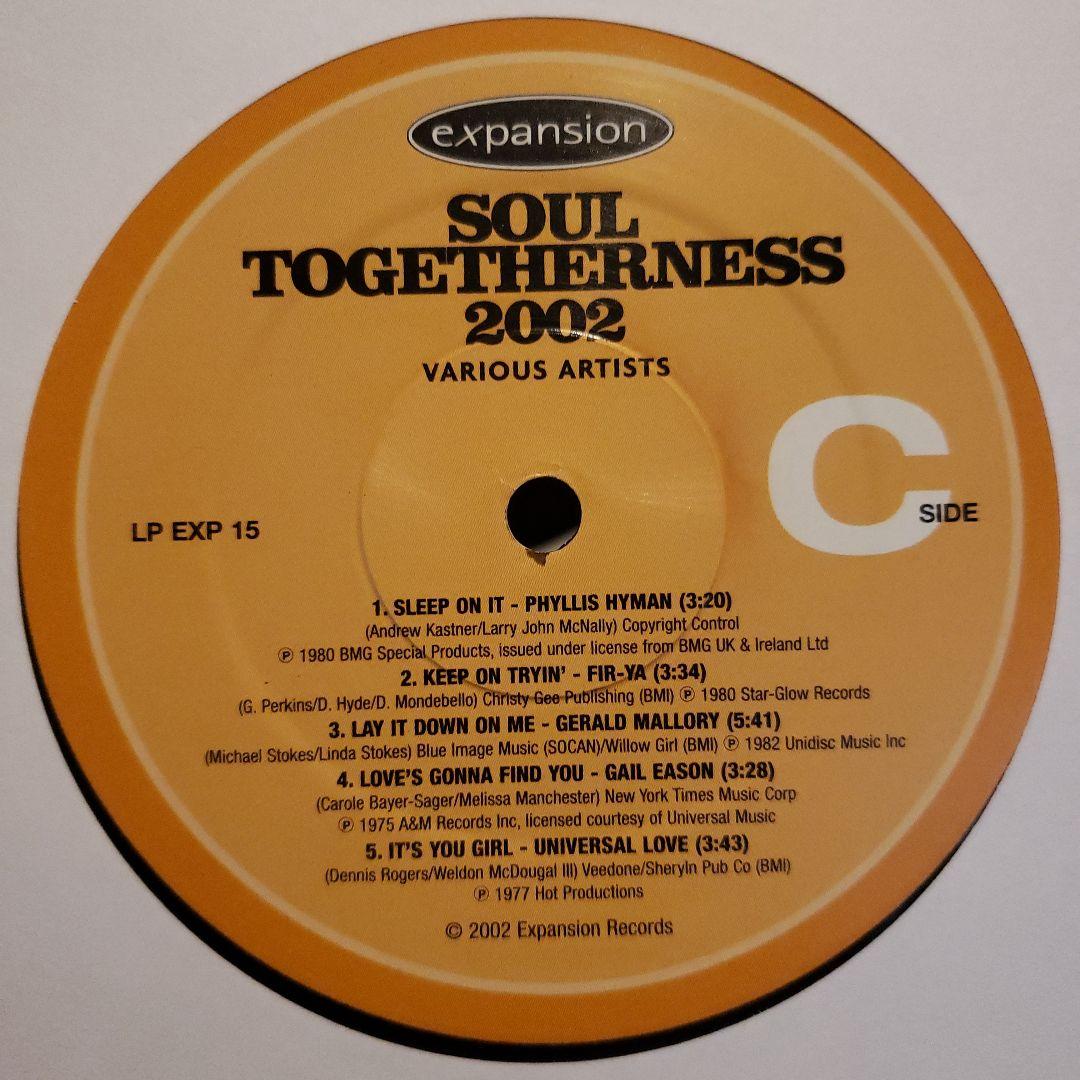 洋楽 soul togetherness 2002 2LP