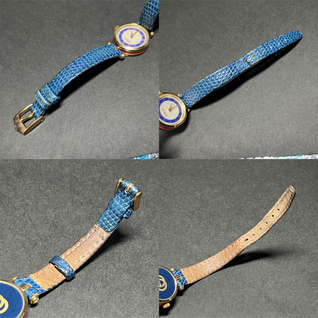 【新品電池/稼働】グッチ シェリーライン 腕時計 レディース ゴールド クォーツ