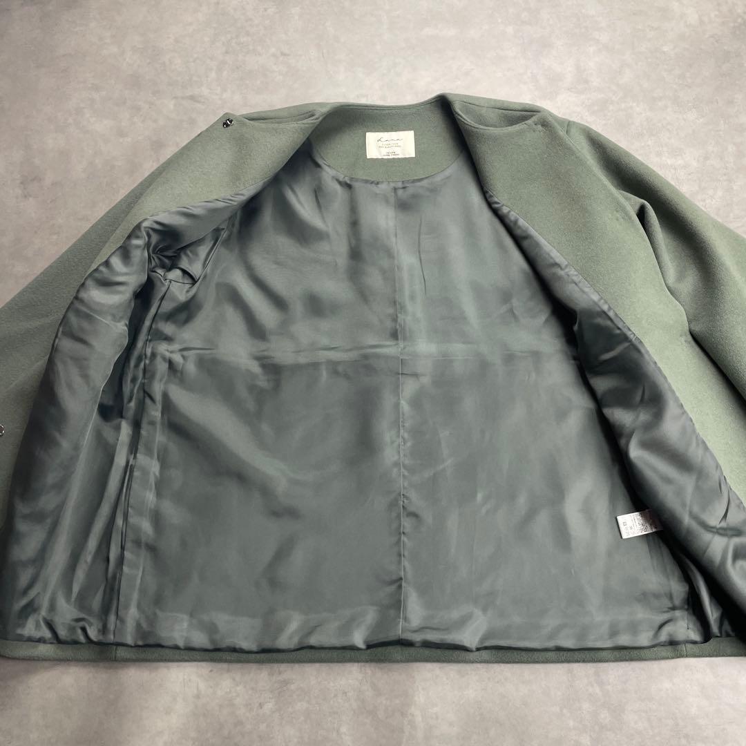 美品　ジャーナルスタンダードレリュームLANAWOOL140ショートコート