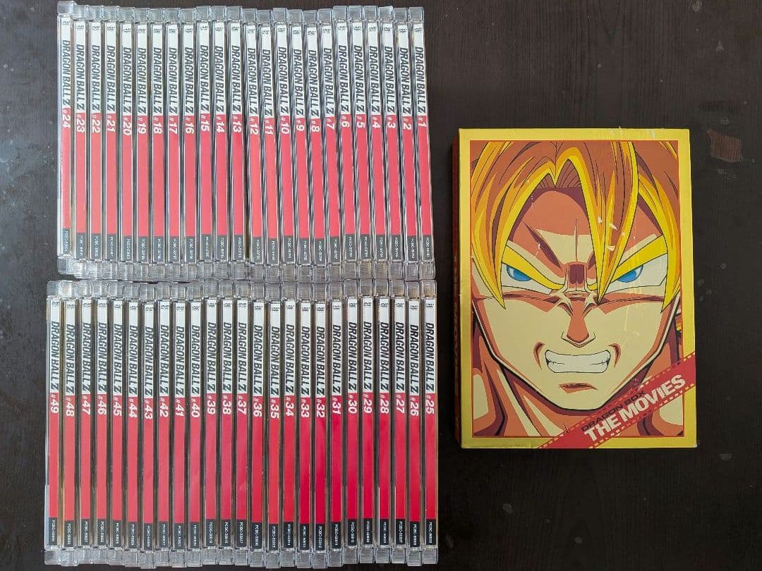 ドラゴンボールZ DVDセット 全49巻 映画版特製ボックス付き