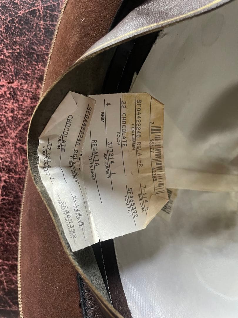 70s STETSON 4X 58ビーバーハット ステットソン ヴィンテージ