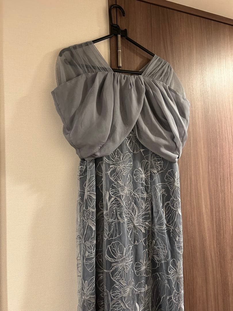 Dorry Doll ドレープデザインスパンコールドレス お呼ばれドレス