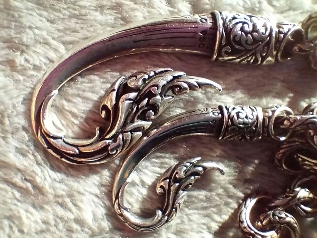 【廃番】zocalo ファング・オブ・フレイム シルバーウォレットチェーン