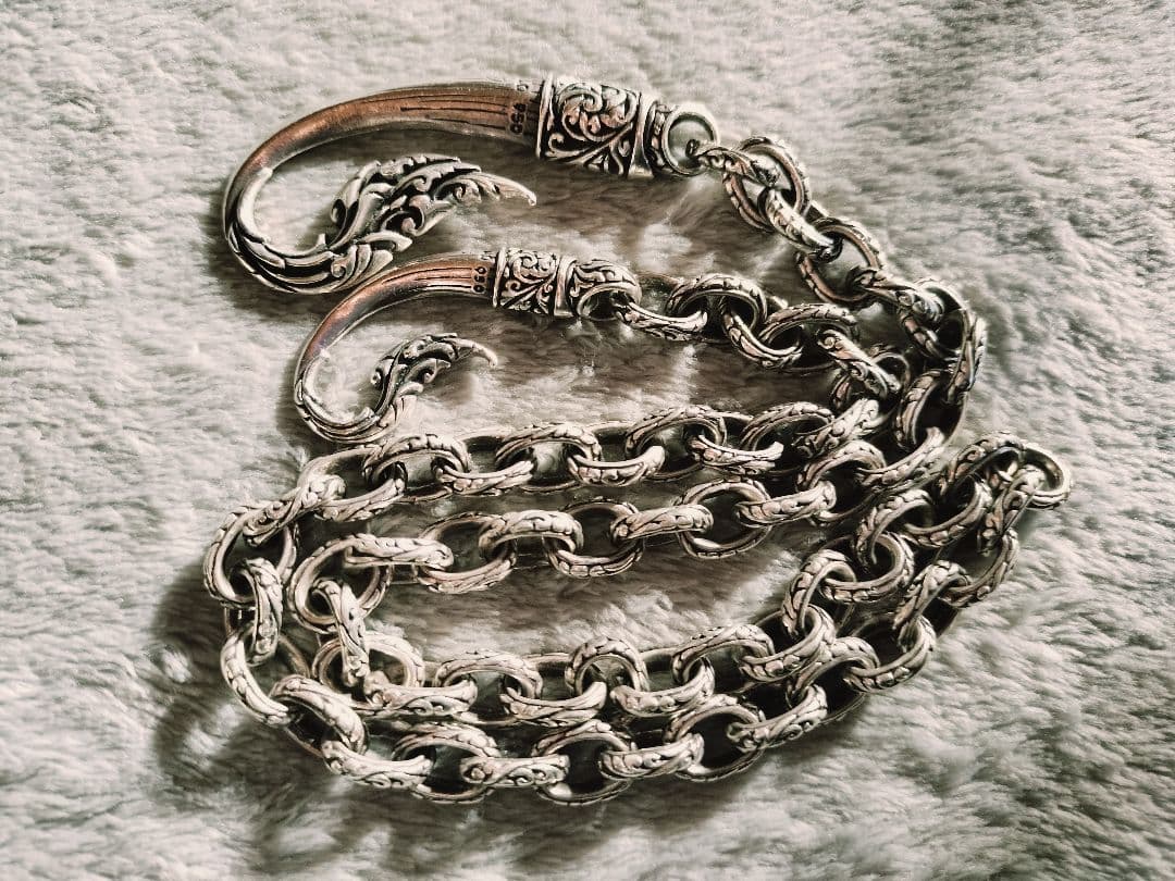 【廃番】zocalo ファング・オブ・フレイム シルバーウォレットチェーン