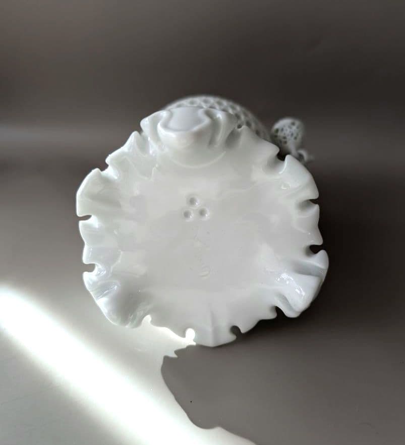 平戸焼篭目透彫り 香炉