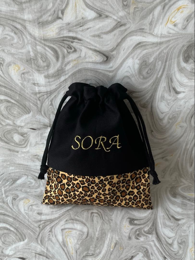 イニシャル、お名前刺繍入り　入学、入園4点セット☆サイズ変更