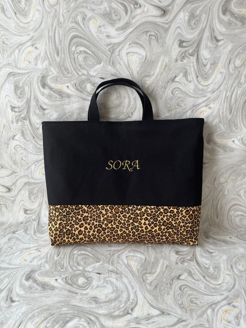 イニシャル、お名前刺繍入り　入学、入園4点セット☆サイズ変更