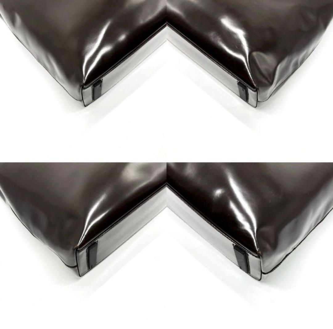 極美品PRADA プラダトートバッグ ハンドバッグエナメルレザー ユニセックス