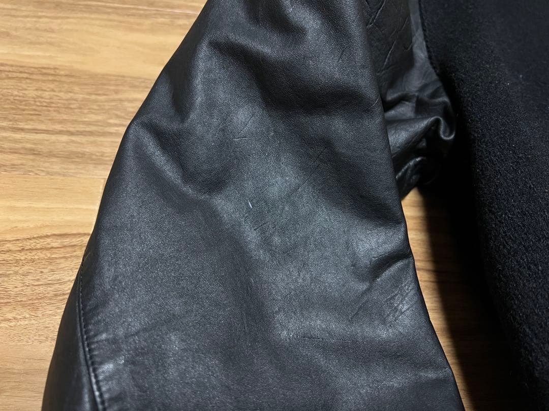 90s old stussy BURLY THREADS スタジャン Mサイズ