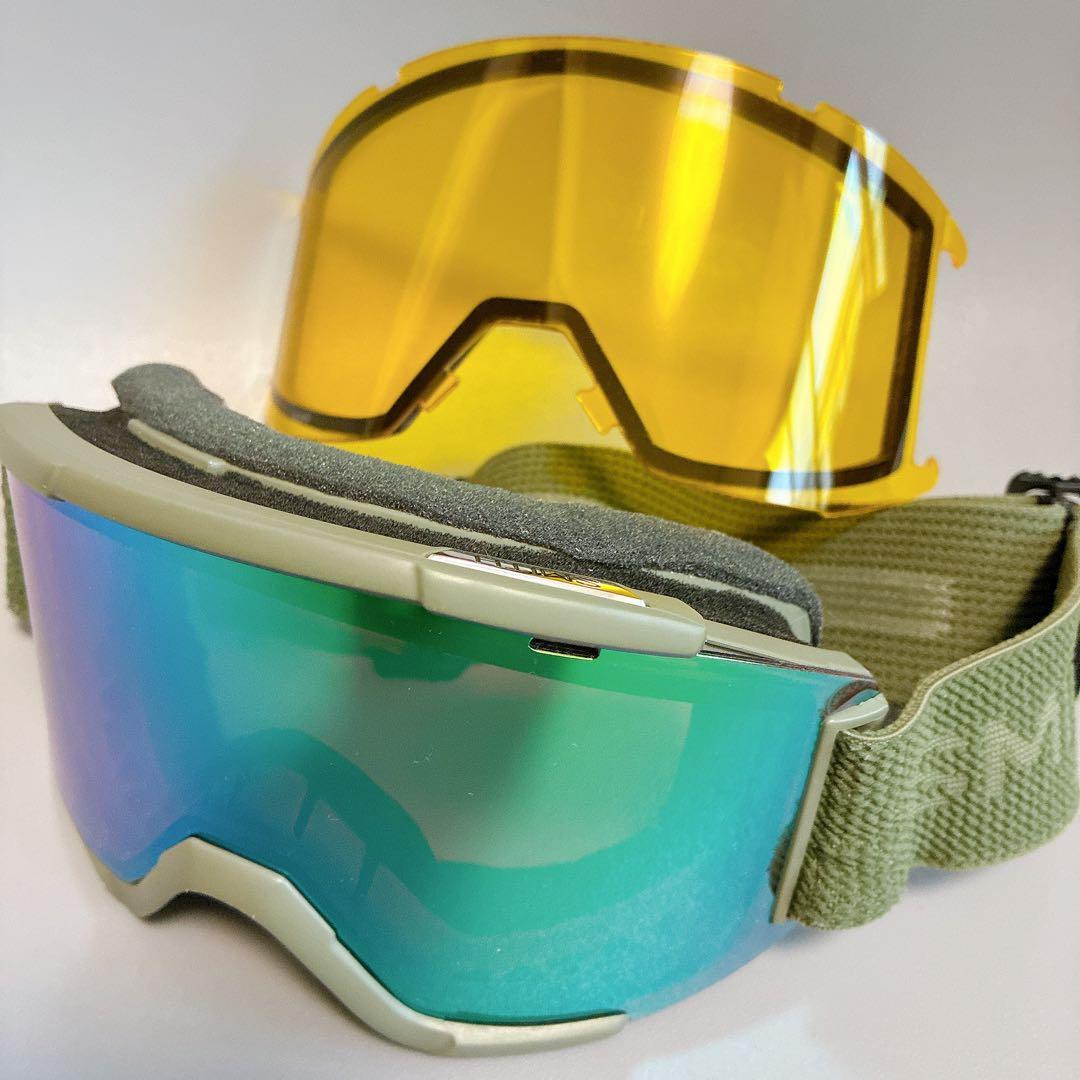 SMITH スノーボードゴーグル 替えレンズ付　ChromaPop Ev スミス