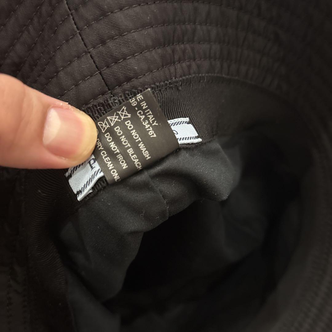 PRADA バケット　ハット　三角ロゴ