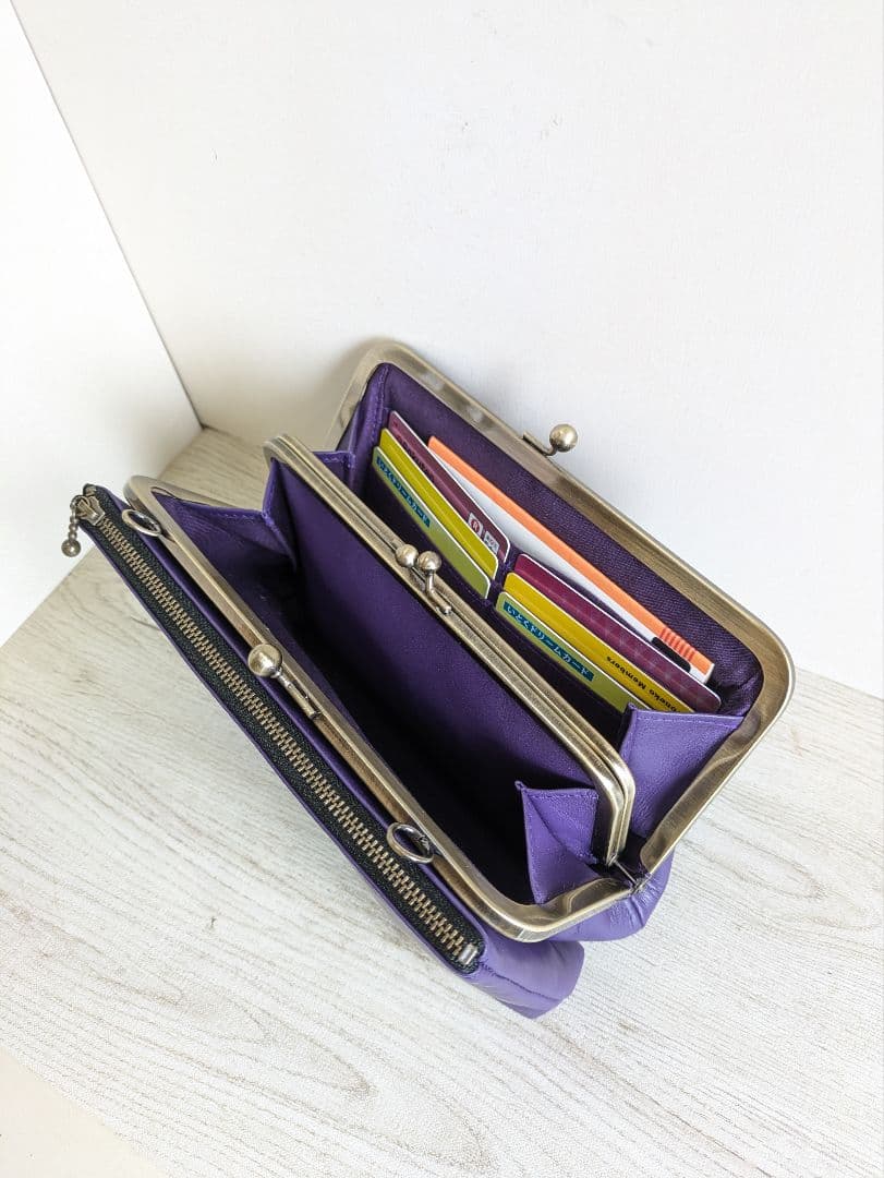 ひろは　がま口ショルダーバック　がま口キーケース