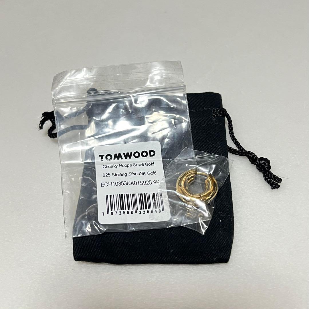 TOMWOODトムウッド Chunky Hoops Gold ピアス 片耳1点