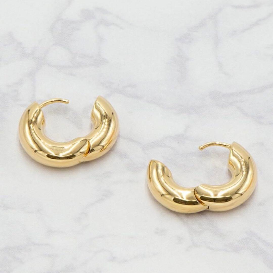 TOMWOODトムウッド Chunky Hoops Gold ピアス 片耳1点
