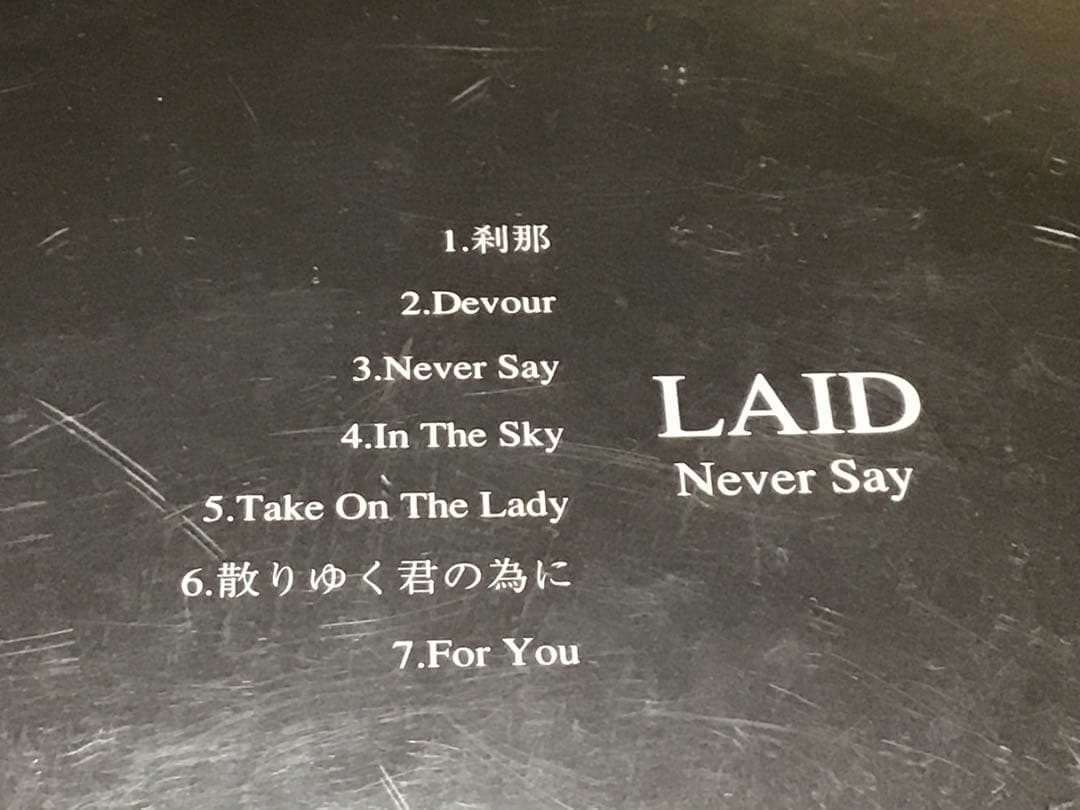 中古 90年代Ｖ系 LAID 幻の1stアルバム \"Never Say\"