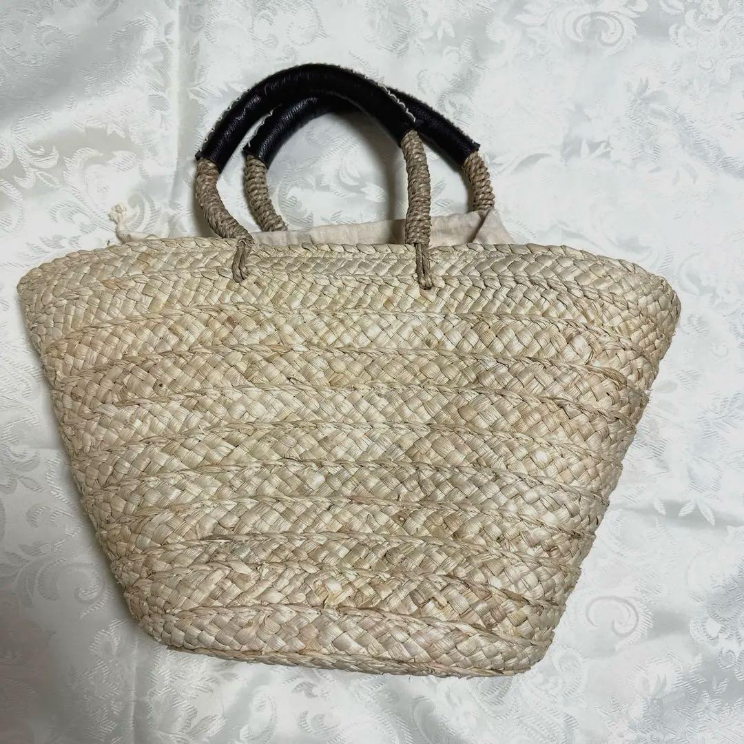 DEAN&DELUCA×BEAMS COUTURE保冷バッグ付きカゴバッグ 大