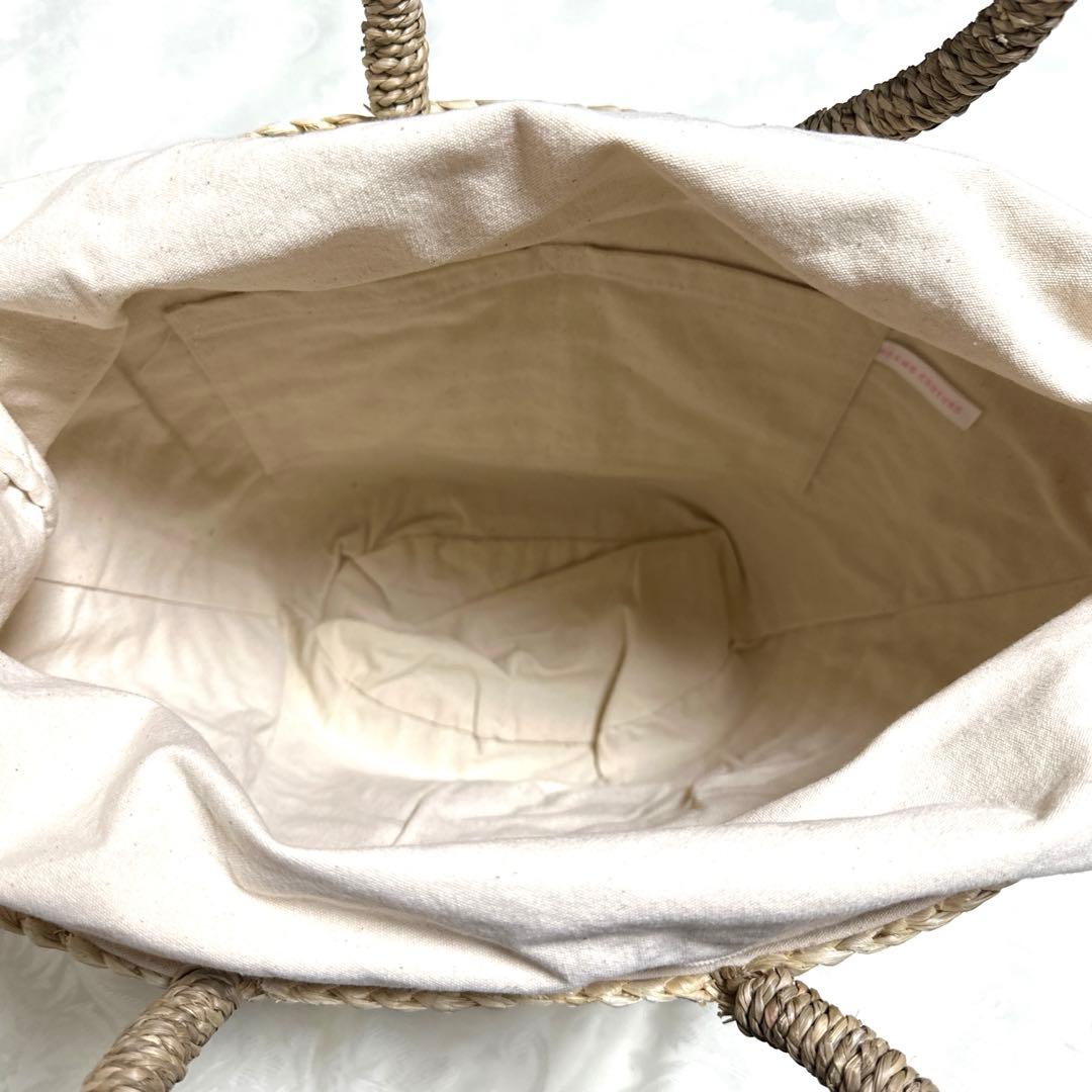 DEAN&DELUCA×BEAMS COUTURE保冷バッグ付きカゴバッグ 大