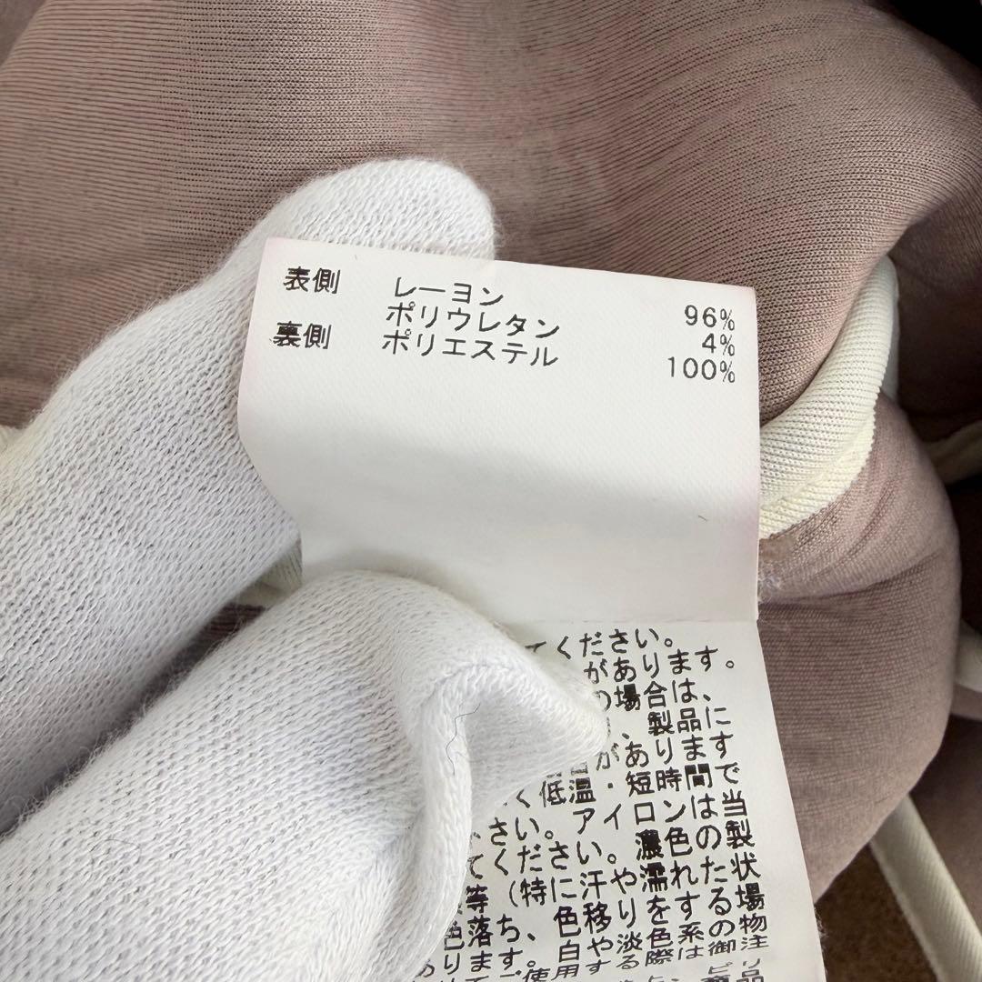 ☆ほぼ未使用☆ANAYI カシミアタッチ　バイカラーフードコート　キャメル