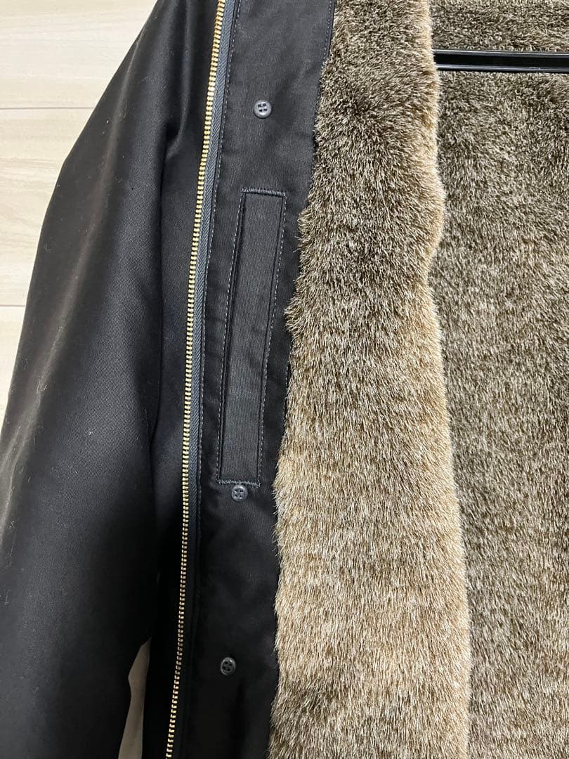 叩き売りブルーブルー　ライトジャーマンクロス　N-1デッキジャケット黒