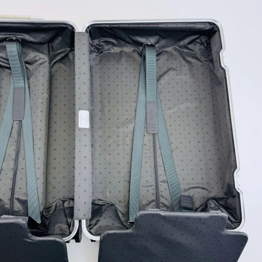 生涯保証 美品 リモワ ハイブリッド チェックイン M 62L TSAロック 白