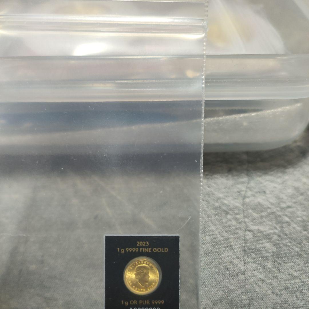 2023年製 メイプルリーフ金貨 1g 24k 純金ゴールド