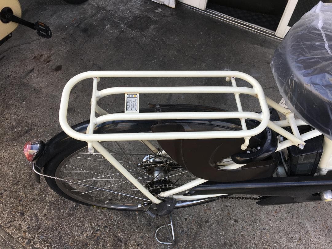 地域限定送料無料　パスナチュラ　12,3AH　子供乗せ　白　神戸市　電動自転車