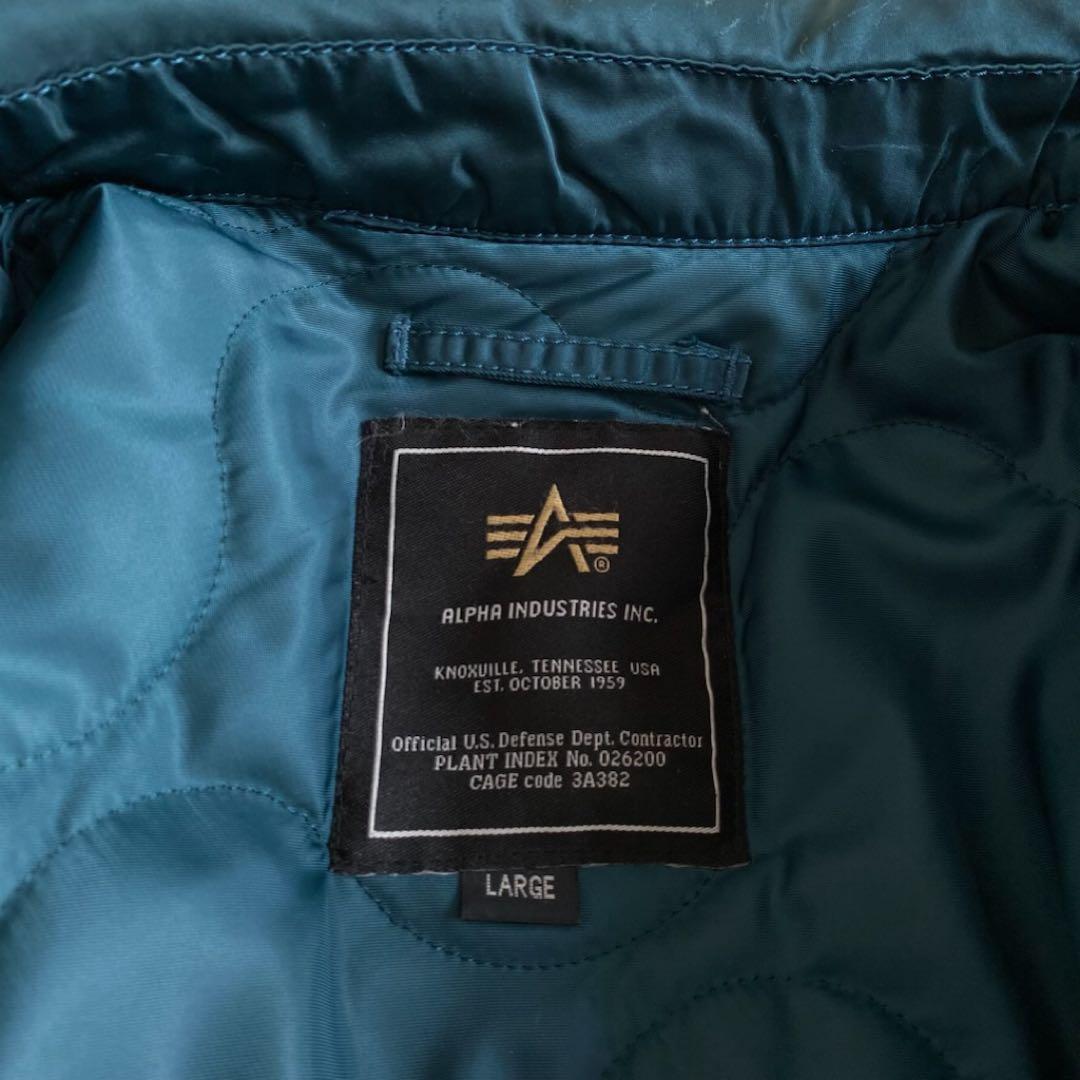 ALPHA INDUSTRIES CWU-45 短丈　ボンバージャケット　青　L