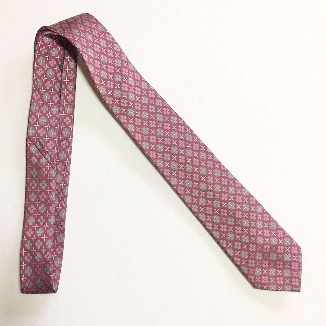 未使用級 ルイヴィトン Louis Vuitton ネクタイ 花柄