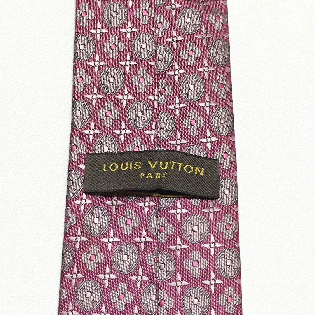 未使用級 ルイヴィトン Louis Vuitton ネクタイ 花柄