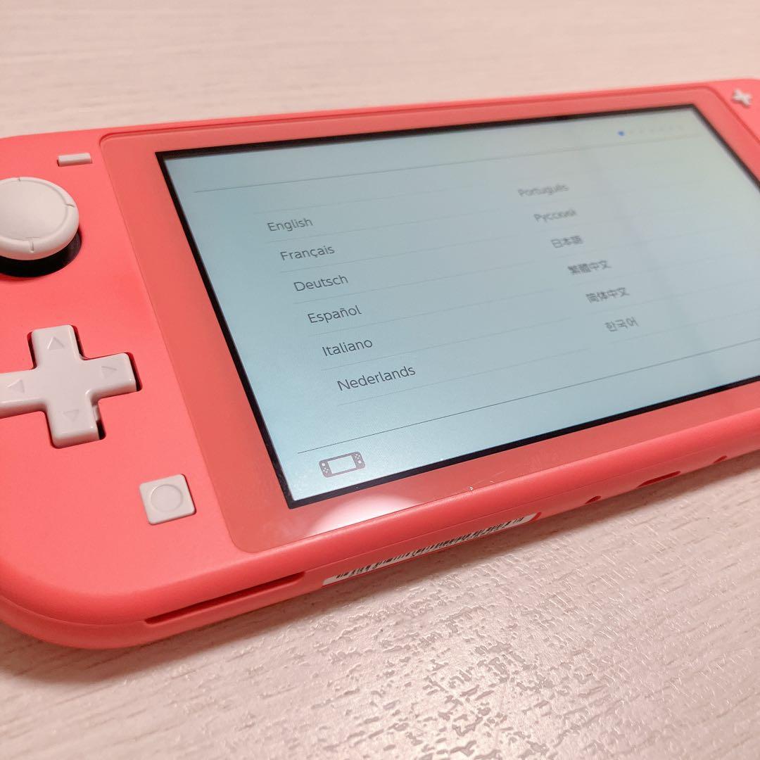 Nintendo Switch Lite コーラルピンク SDカード付き