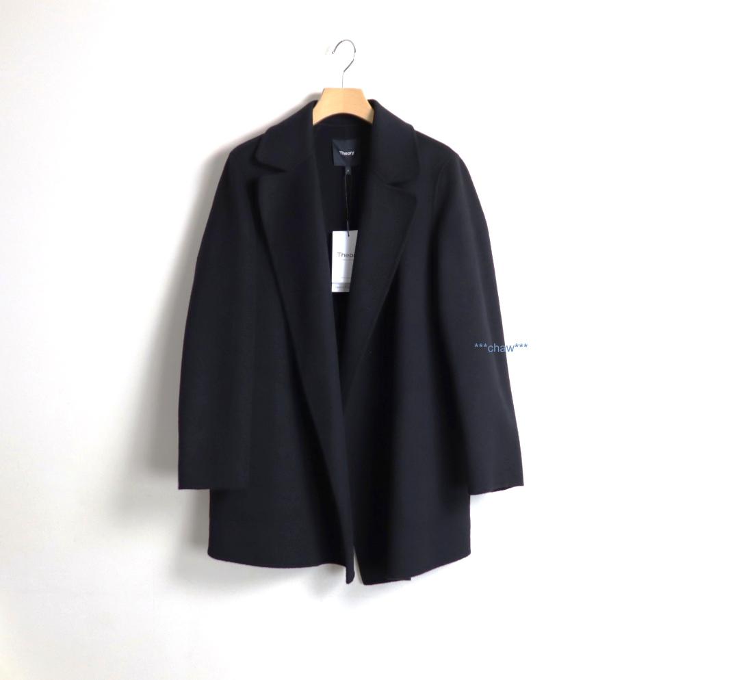 Theory 24AW　New Divide ジャケット コート 黒　P