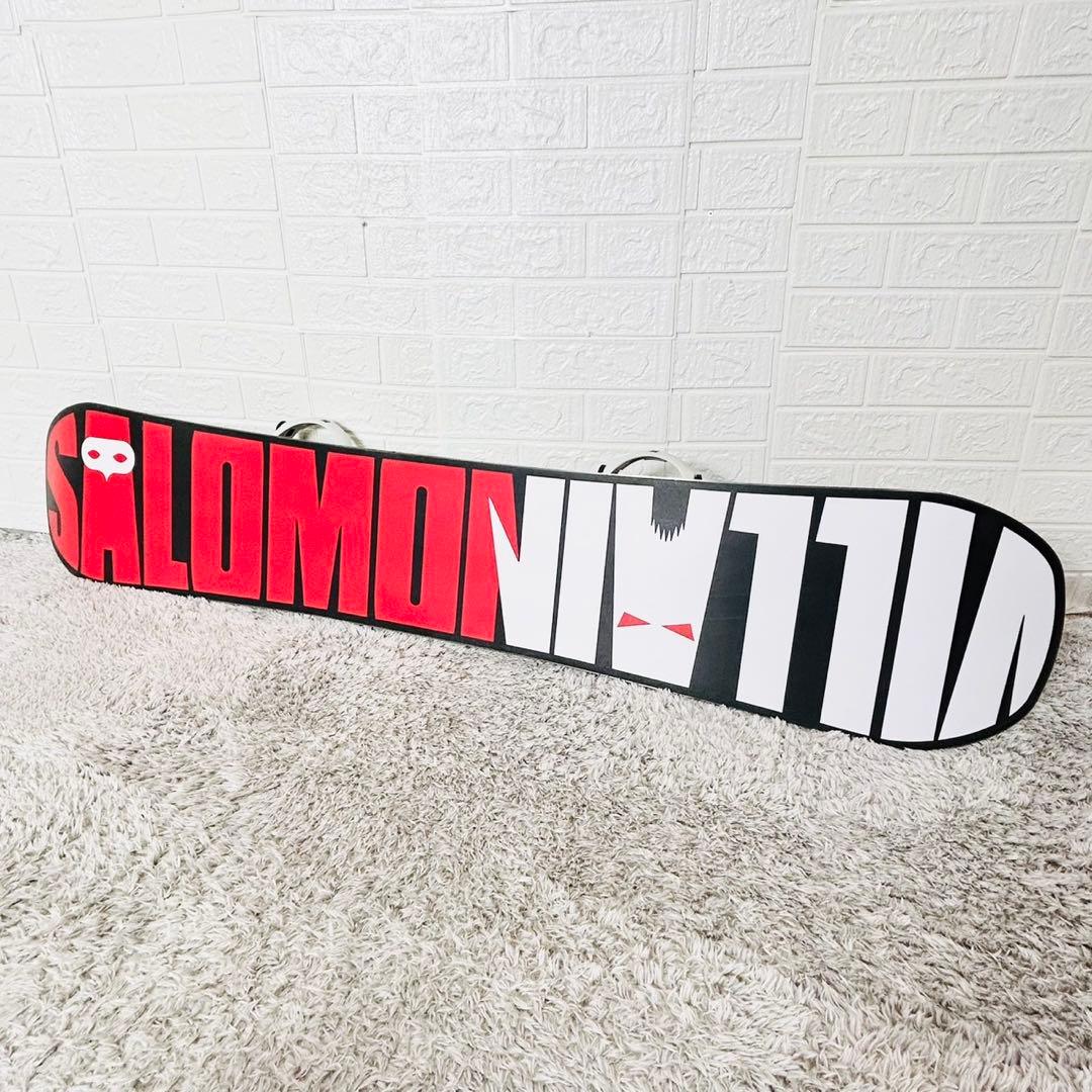 【初心者おすすめ】サロモン Villain スノーボード セット 150cm M