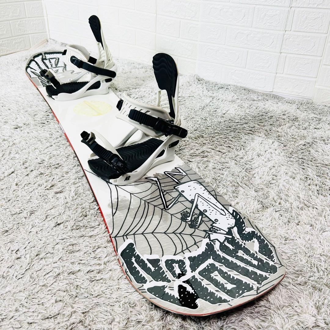 【初心者おすすめ】サロモン Villain スノーボード セット 150cm M