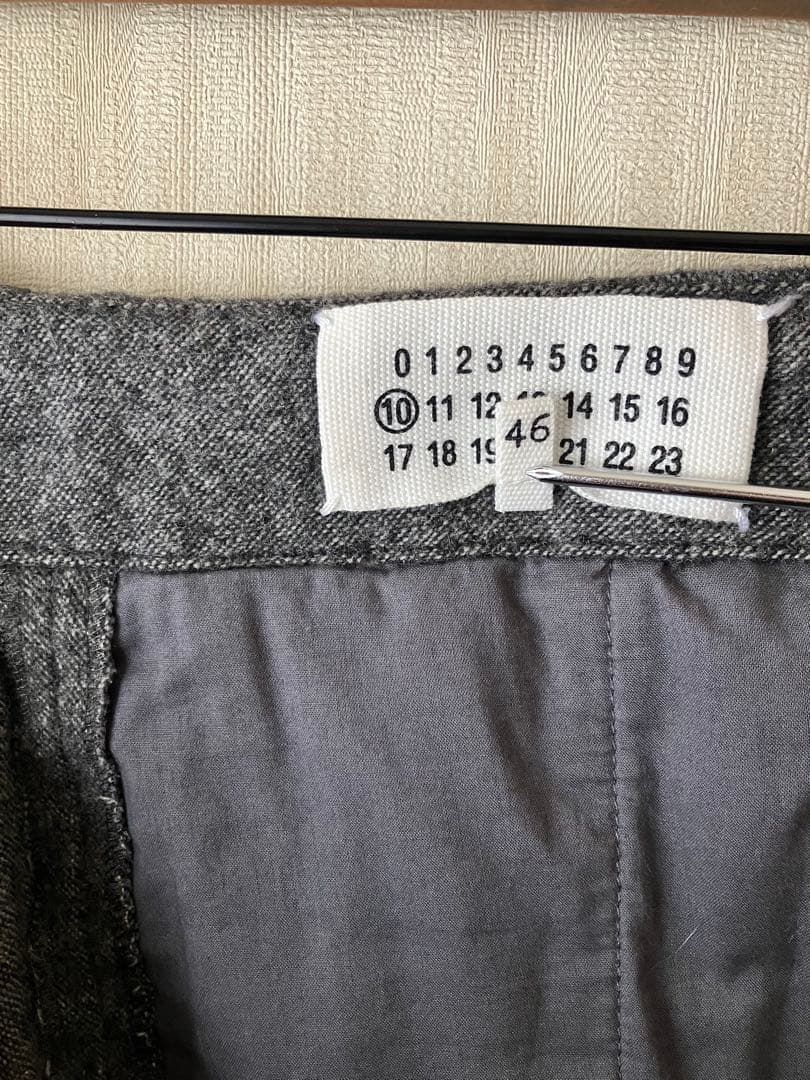 12aw Maison Martin Margiela ウールスラックス 46