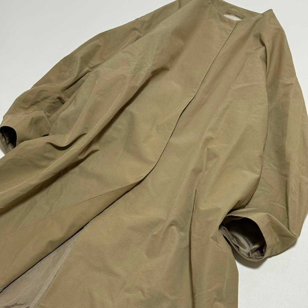 ルフィル ナイロンコットンクロスノーカラーコート 近年 スプリングコート