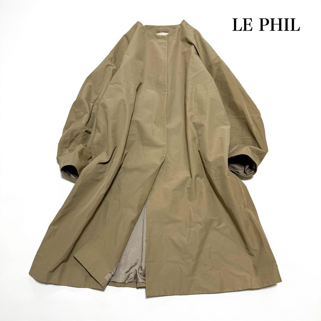 ルフィル ナイロンコットンクロスノーカラーコート 近年 スプリングコート